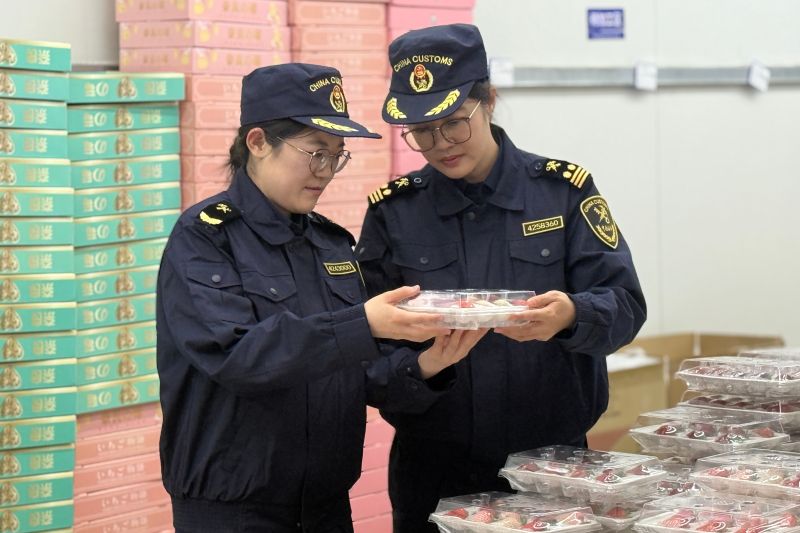海关高效通关助力中韩民间艺术交流（图）
