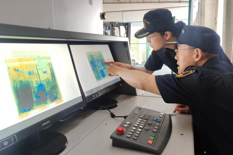 龙口海关检出进口铁矿砂短重2394.402吨（图）